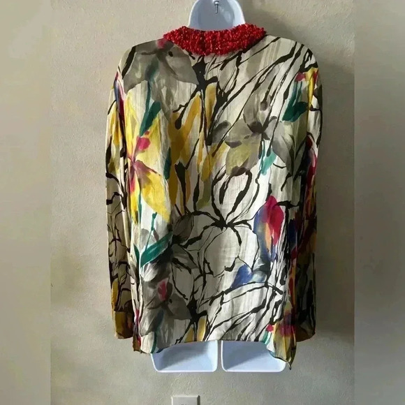 Magaschoni Collection Salon Z beaded top - Picture 5 of 6